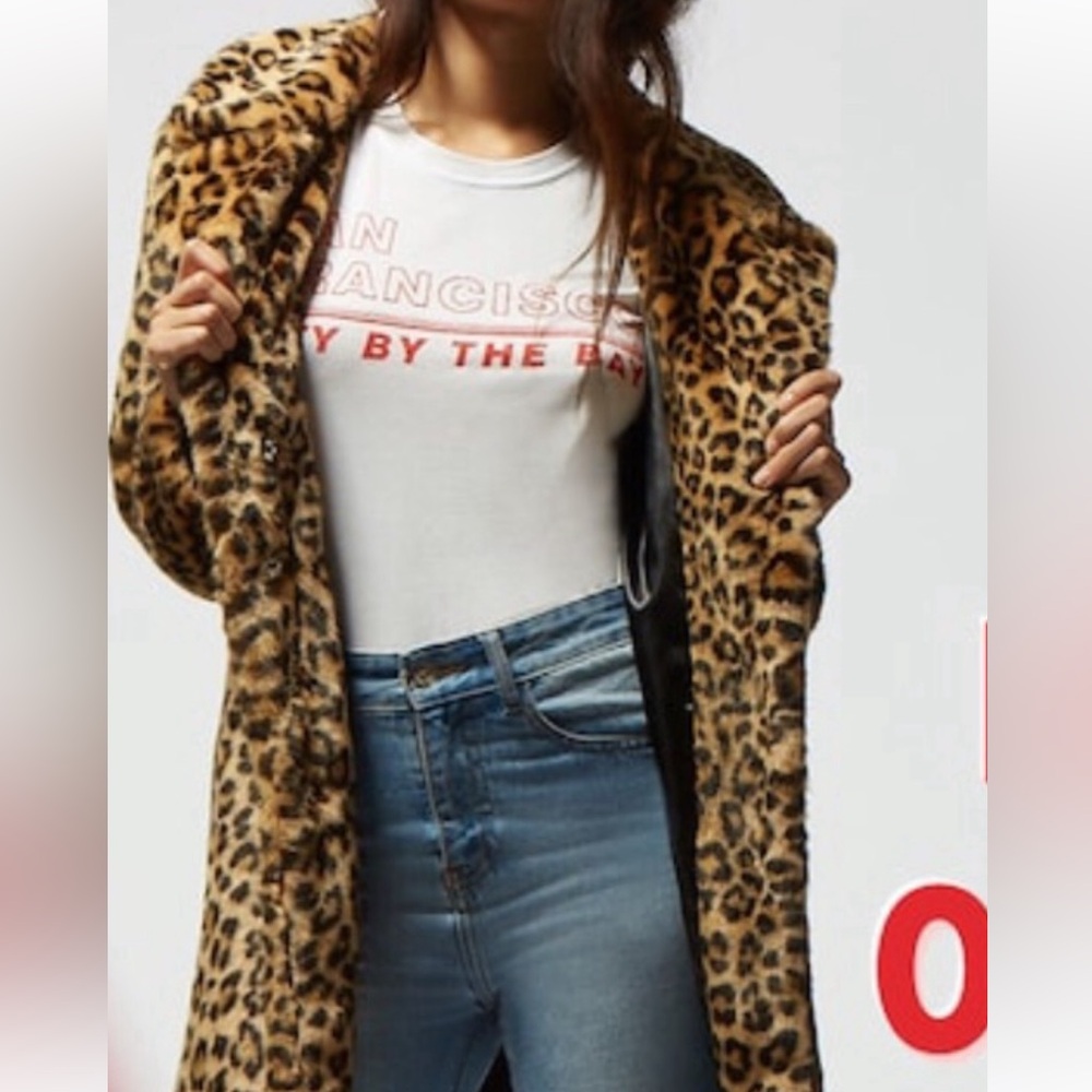 Fax Fur Leopard Jacket